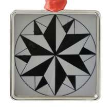 Geometric-6 Premium Square - julprydnad