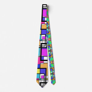 Geometric 80's Rosa Grönt Shapes Mönster Slips