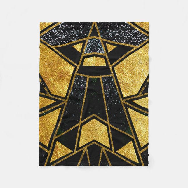 Geometric #929 fleecefilt (Framsidan)