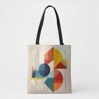 Geometric Abstract Art in Bauhaus Style Tygkasse