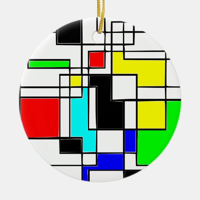 Geometric Abstrakt Art Ornament (Framsidan)