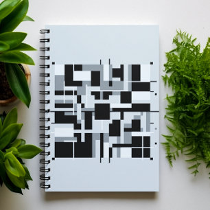 Geometric Abstrakt block bärbar dator Anteckningsbok