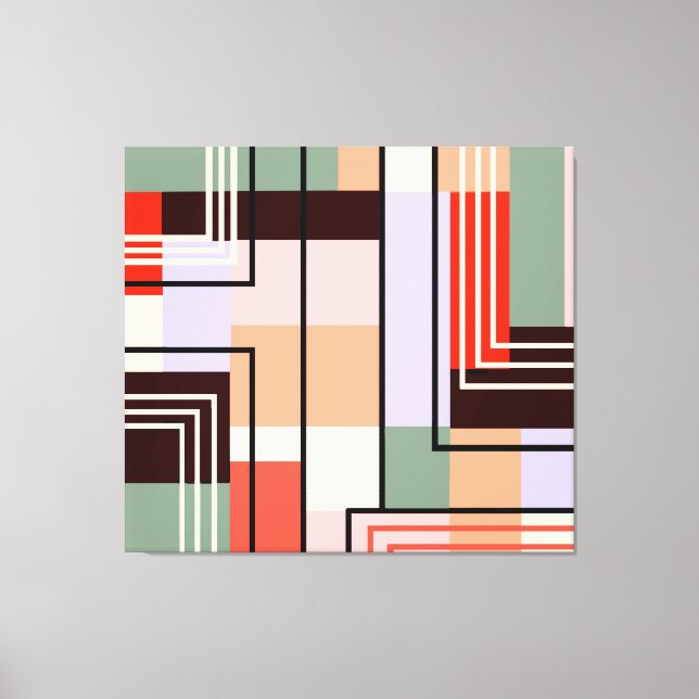 Geometric Abstrakt Canvas (Framsida)