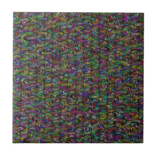 Geometric Abstrakt Mosaic Art Kakelplatta