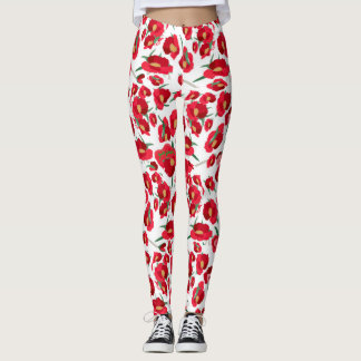 Geometric Abstrakt Starburst Blommigt-inspirerad Leggings