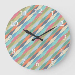 Geometric, abstrakt. stor klocka