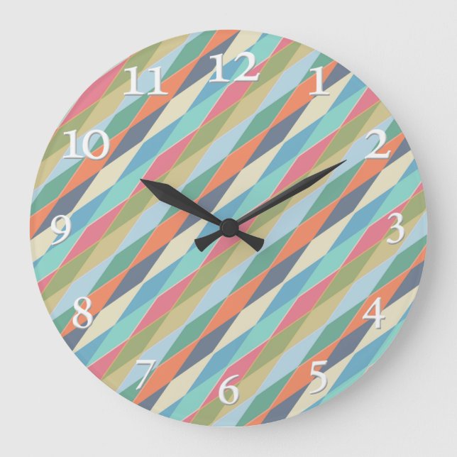 Geometric, abstrakt. stor klocka (Framsida)