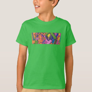 "Geometric" Abstrakt T-Shirt