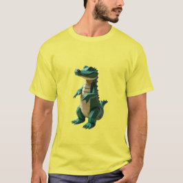 Geometric Alligator T Shirt