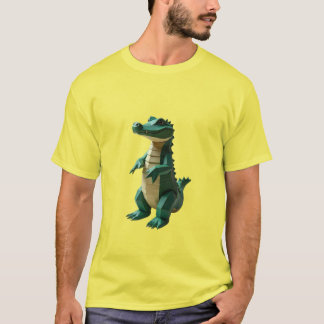 Geometric Alligator T Shirt