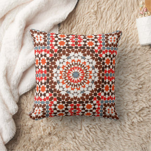 Geometric Andalusian Moroccan Zellige Dekorativ ku Kudde