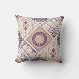 Geometric Art Deco för neutralt Kudde