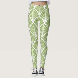 Geometric Art Deco, sömlös mönster Leggings