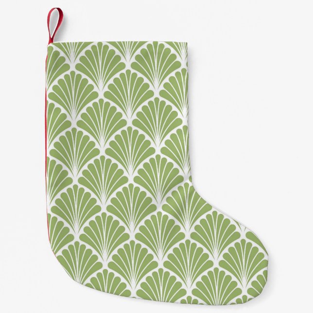 Geometric Art Deco, sömlös mönster Liten Julstrumpa (Framsidan)