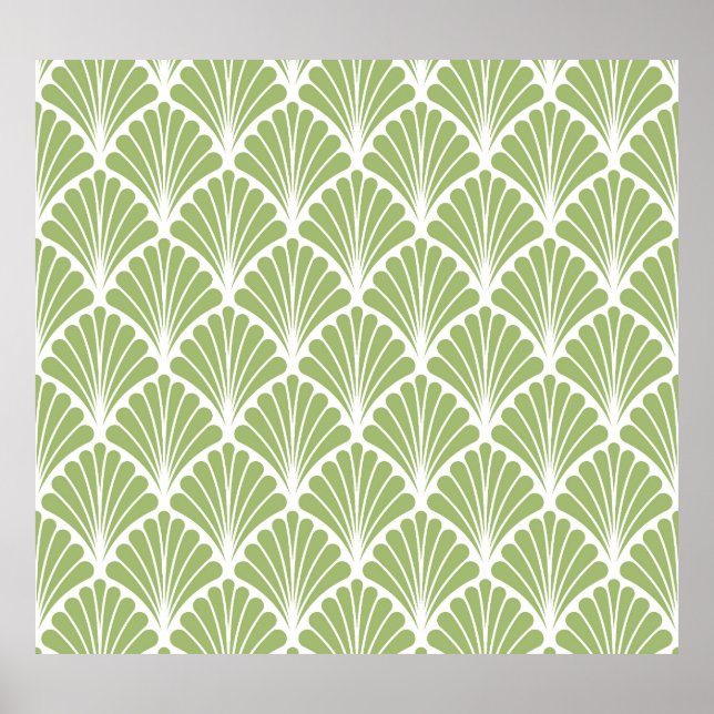 Geometric Art Deco, sömlös mönster Poster (Framsidan)