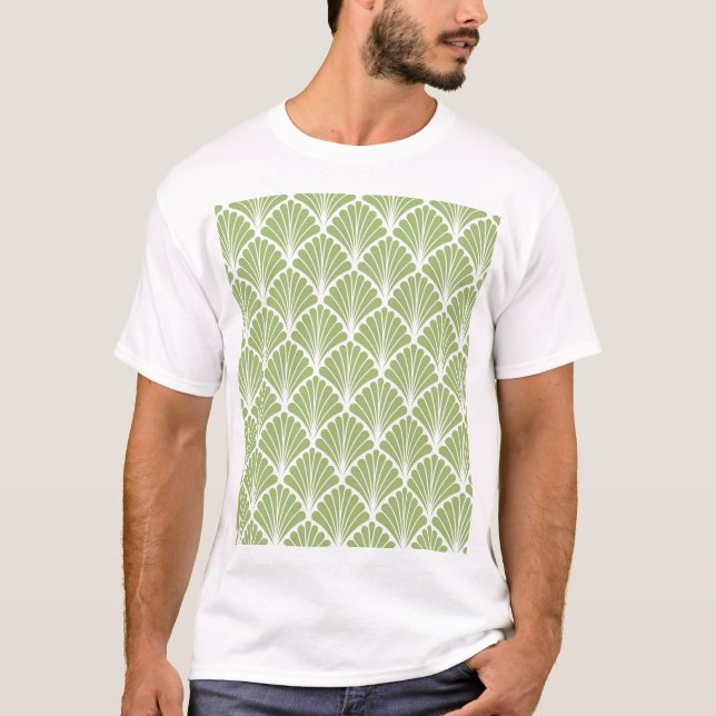 Geometric Art Deco, sömlös mönster T Shirt (Framsida)