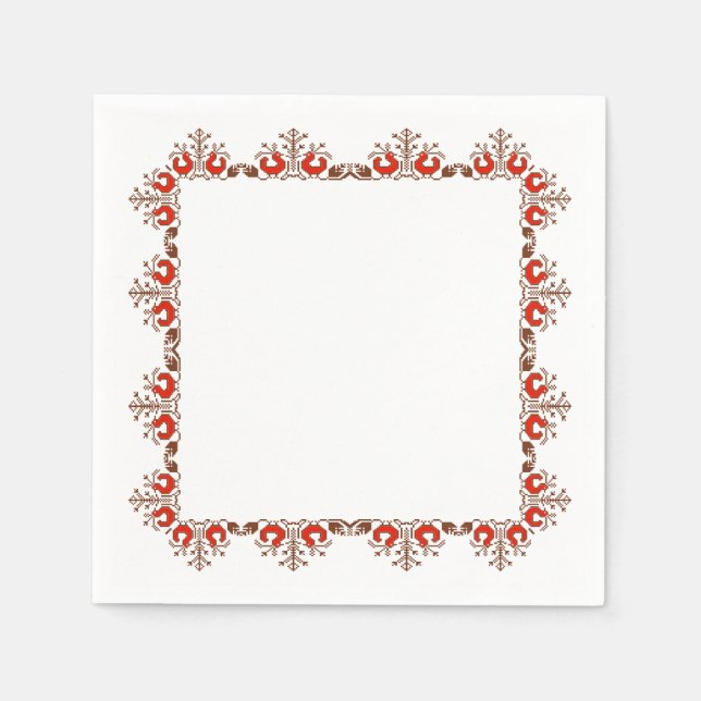 Geometric Art Napkin Pappersservett (Framsidan)