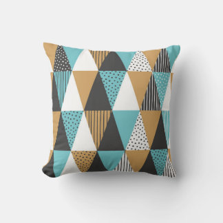 Geometric background. Abstract vintage illustratio Kudde