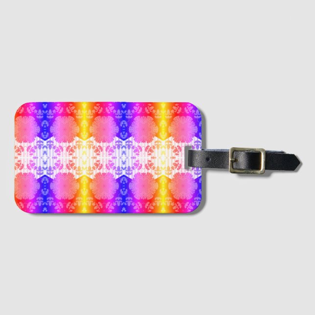 Geometric Backround Mul för elegantens Abstrakt Bagagebricka (Framsida horisontal)