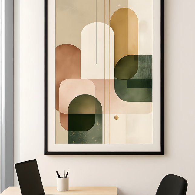 Geometric Balance - Modern Abstract Wall Art  Poster (Skapare uppladdad)
