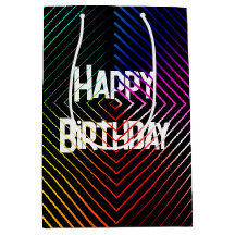 Geometric Birthday Rainbow