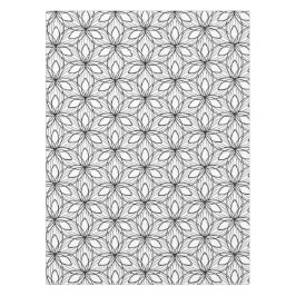 Geometric Black and White Colworthy Art TableCloth