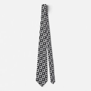 Geometric Black White Aviation Jet Flygplan Slips