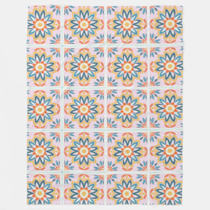 Geometric Bloom Fleecefilt