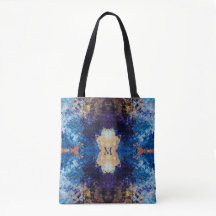 Geometric Blue Lila Brown Art