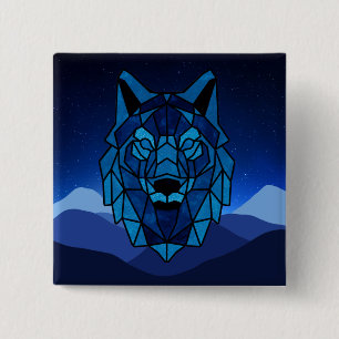 Geometric Blue-Varg Knapp