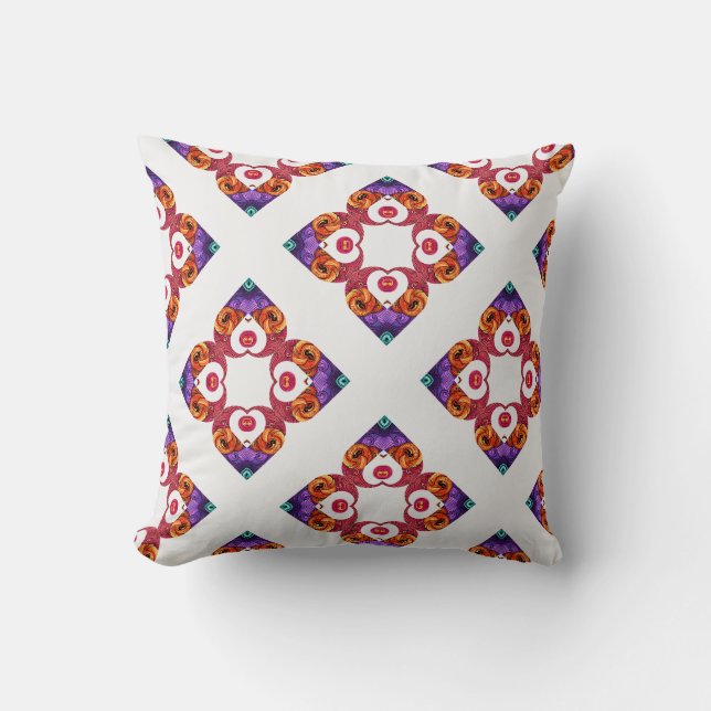 Geometric, boho roligt kudde (Framsida)