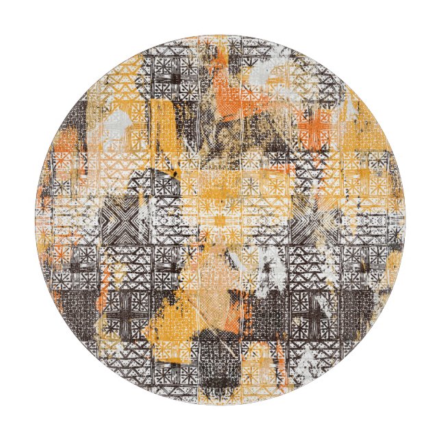 Geometric Boho Tribal Distress Mönster (Framsidan)