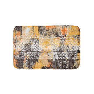 Geometric Boho Tribal Distress Mönster Badrumsmatta