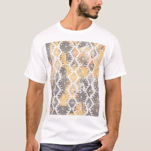 Geometric Boho Tribal: Distress Mönster. T Shirt