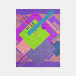 Geometric Brahaus Fleecefilt