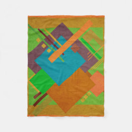 Geometric Brahaus Fleecefilt