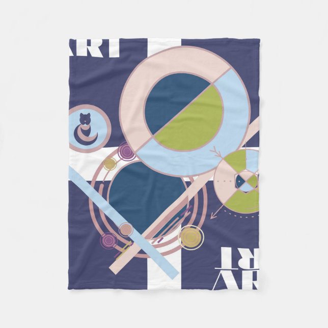 Geometric Brahaus Fleecefilt (Framsidan)