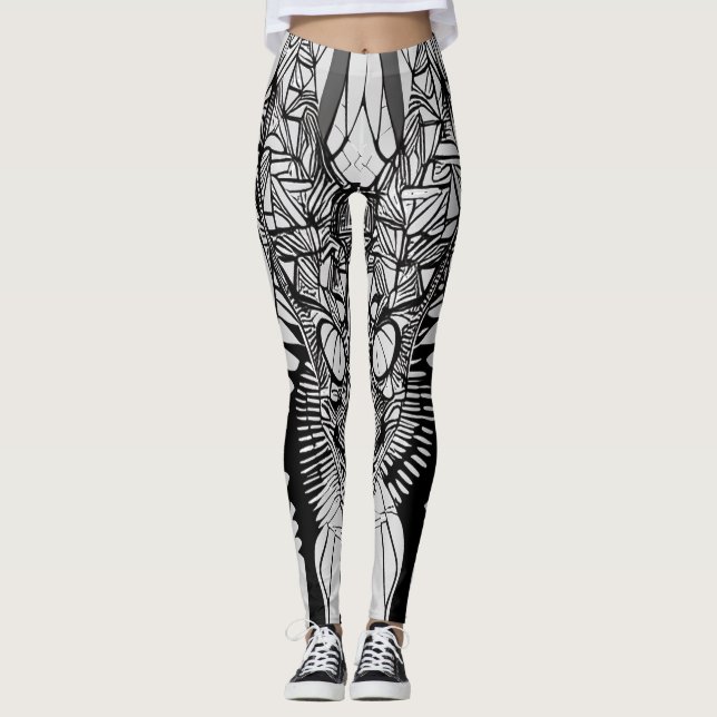 Geometric Canine Leggings (Framsida)