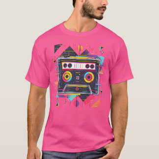 Geometric Cassette Tape Design 90S Rb T Shirt