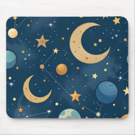 Geometric Celestial Mousepad Musmatta
