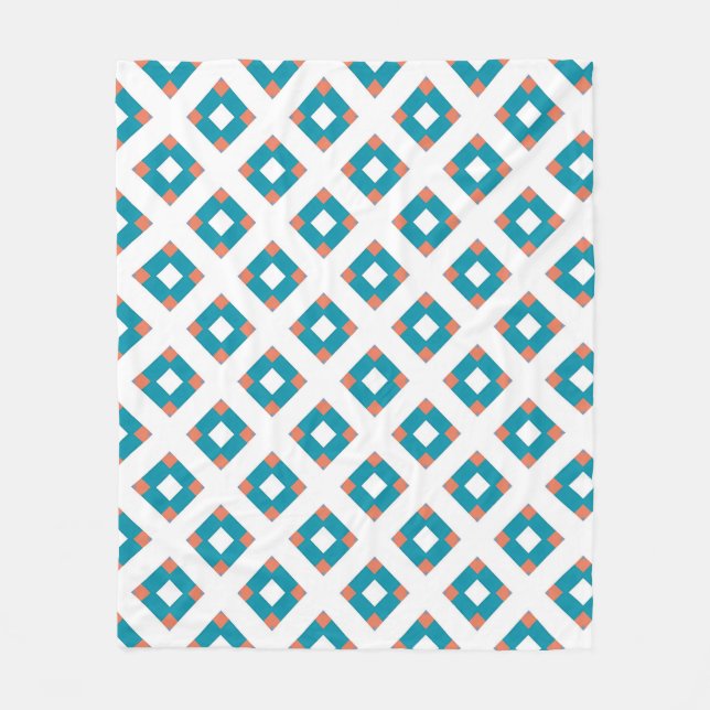Geometric Charm Fleece Blanket (Framsidan)