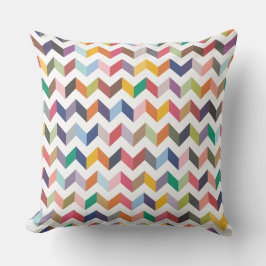 Geometric Chevron Arrow Triangles Mönster Cushion Kudde