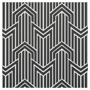 Geometric Chevron Art Deco Stil Tyg