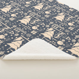 Geometric Christmas Pattern - Modern Design