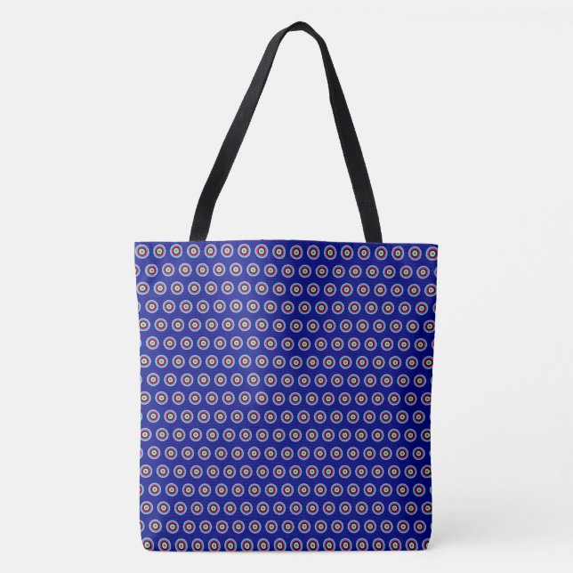 Geometric Circle Tote Bag - Snyggt och mångsidighe Tygkasse (Framsida)