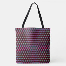 Geometric Circle Tote Bag - Snyggt och mångsidighe Tygkasse