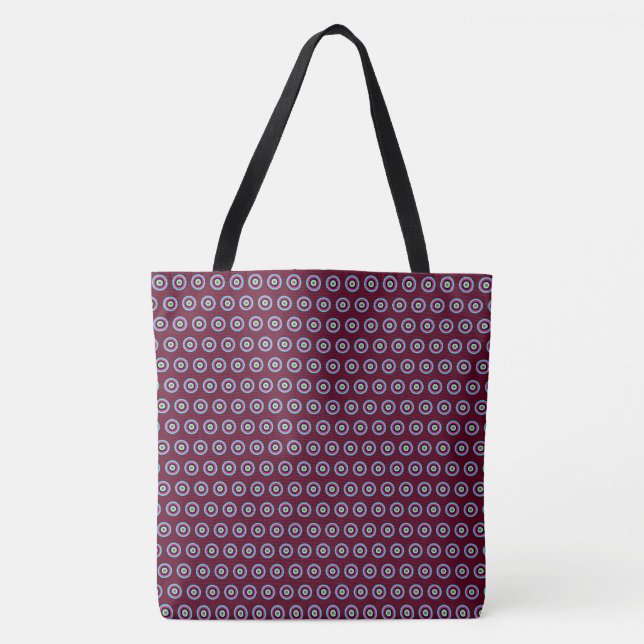 Geometric Circle Tote Bag - Snyggt och mångsidighe Tygkasse (Framsida)