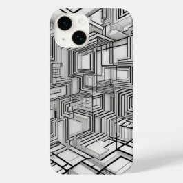 Geometric Circles Line Art