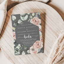 Geometric Classic Rosa ros Blommigt Grått Boda