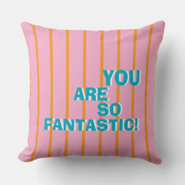 Geometric, Colorful, Appreciative Message Kudde